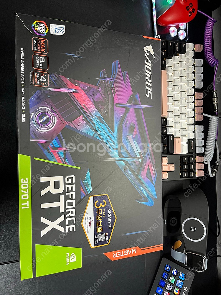 기가바이트 RTX 3070ti 어로스 마스터--8