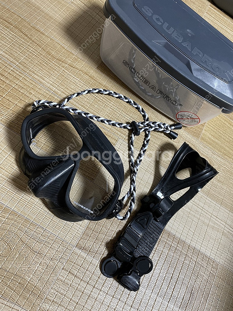 스쿠바프로 스틸콤프 블랙 - 다이빙 스노클링 마스크--0