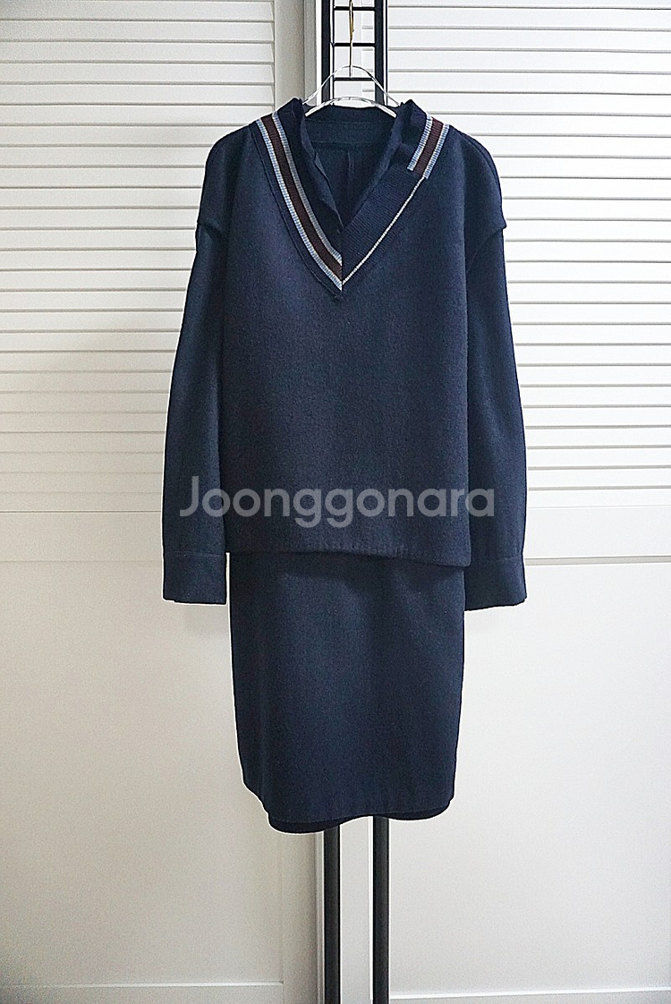 시스템 조끼 레이어드 원피스--0