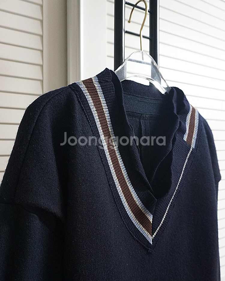 시스템 조끼 레이어드 원피스--1