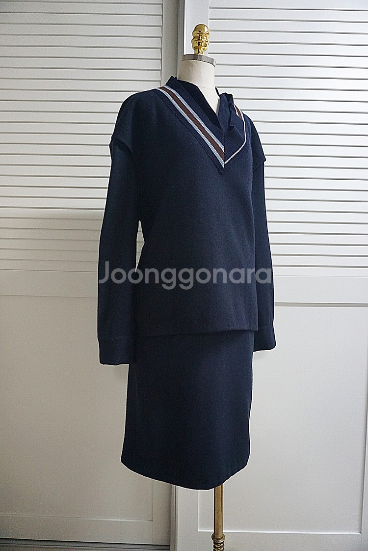 시스템 조끼 레이어드 원피스--4