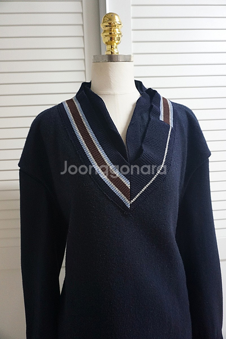 시스템 조끼 레이어드 원피스--5