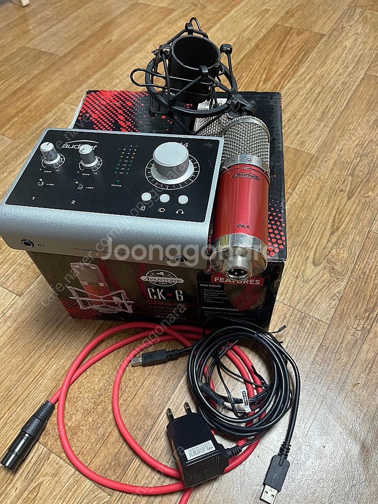 오디오 인터페이스 ID14 MK1 + 아반톤 CK6 콘덴서 마이크--0