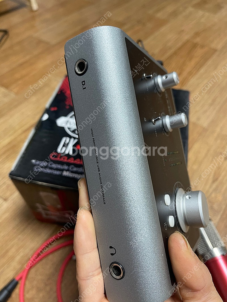 오디오 인터페이스 ID14 MK1 + 아반톤 CK6 콘덴서 마이크--2