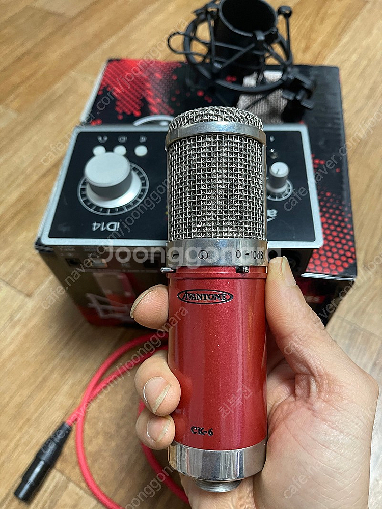 오디오 인터페이스 ID14 MK1 + 아반톤 CK6 콘덴서 마이크--4