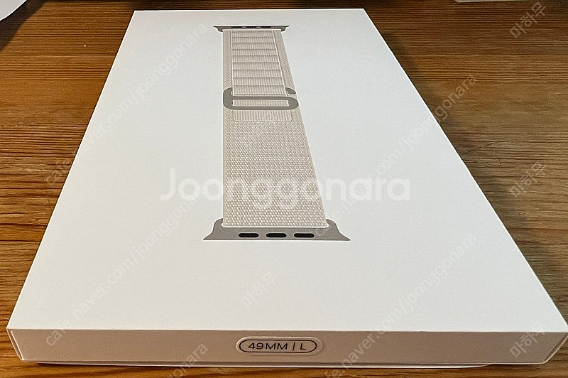 애플워치 밴드 미개봉 정품 알파인루프 스타라이트 L 판매합니다.--2