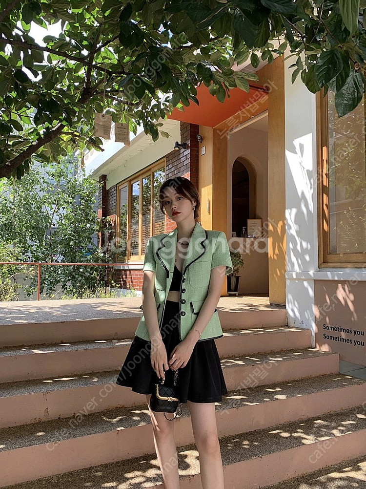 서쿠키 미셸드그린 자켓 s (텍만 제거 후 한번도 안입음)--0