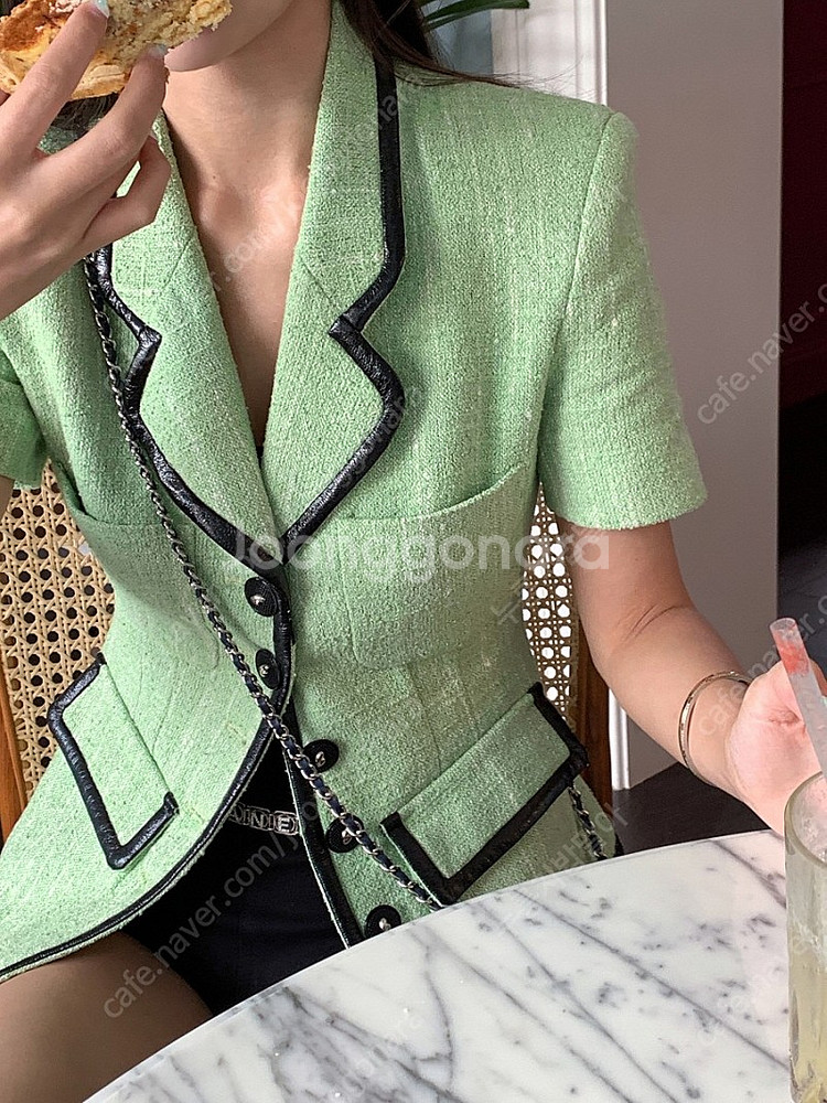 서쿠키 미셸드그린 자켓 s (텍만 제거 후 한번도 안입음)--3