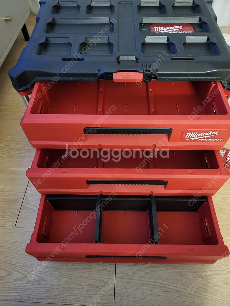 밀워키 팩아웃 3단서랍 미사용 팝니다--2