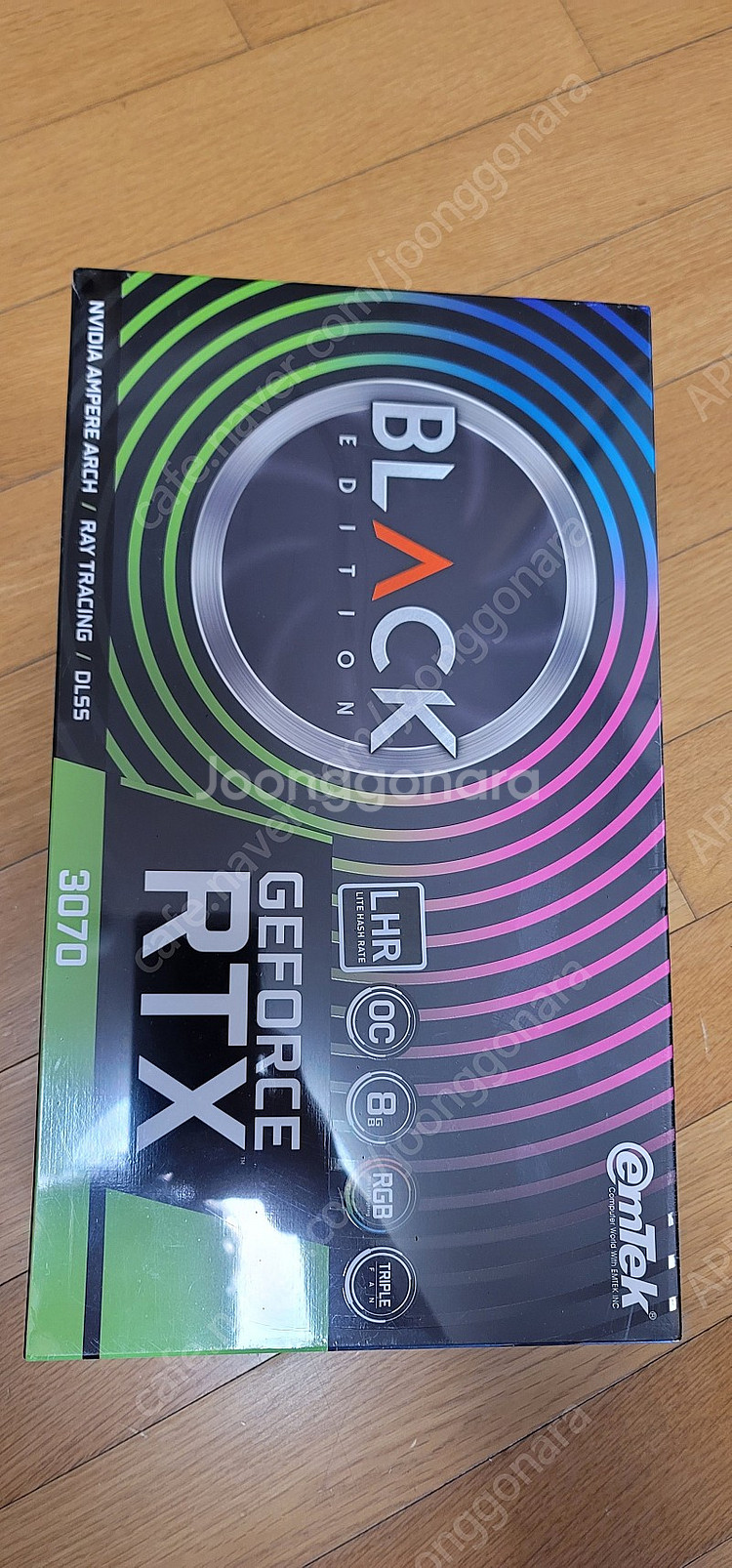 미개봉 emtek rtx 3070 블랙 에디션 / 개봉...--0