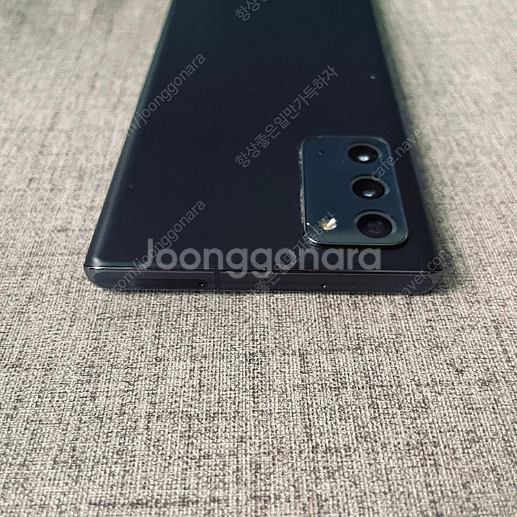 갤럭시 노트20 블랙 256기가 21년6월개통 무잔상!...--3