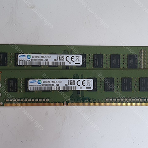 삼성 저전력 램 DDR3 4기가 2개