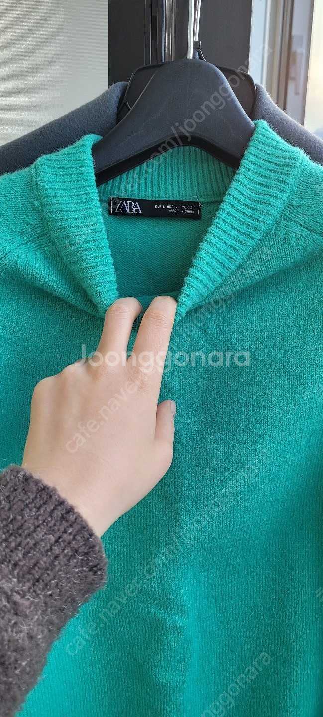 자라 ZARA 알파카 울 스웨터 니트 라운드넥 택포 1...--2
