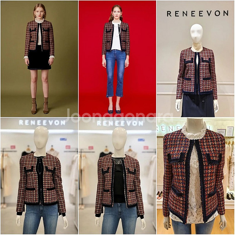 레니본 샤넬 트위드 자켓 트위드 코트 총정리--4