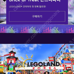 (레고랜드)성인구매시 아이무료 티켓