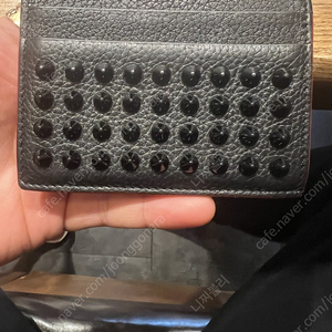 19SS 크리스찬 루부탱 블랙 스파이크 카드 지갑 판매