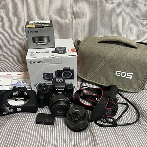 (실사용2개월) 캐논 미러리스 EOS m50 mark2 번들셋 판매합니다.