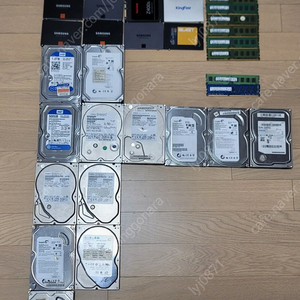 각종 SSD, HDD, RAM(램,메모리) 판매합니다.