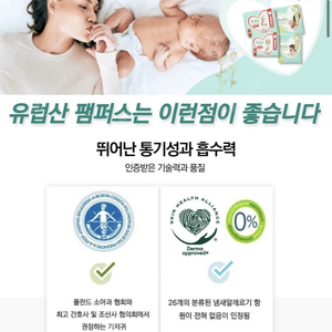 팸퍼스 유럽산 베이비드라이 6단계 팬티