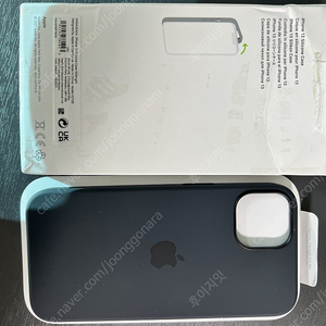 아이폰 13 정품 실리콘 케이스 미드나이트 판매