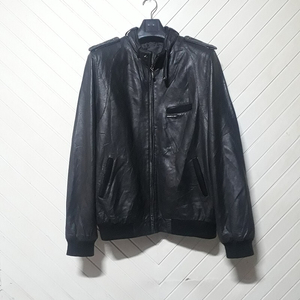 [Members Only] Men's Original Iconic Racer Jacket - (Members Only Leather Jacket Moto Biker Cafe Ra