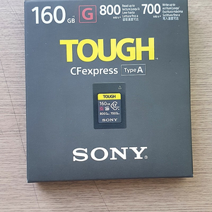 CFexpress typeA 160GB 메모리 팝니다 (소니 터프 CF익스프레스A)