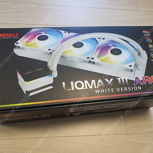 LIQMAX3 ARGB[WHITE] 애너맥스360 수냉쿨러 미개봉 팝니다.