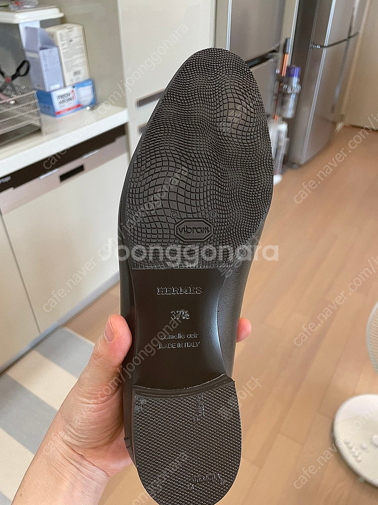 에르메스 로얄로퍼 블랙 금장 37.5(새상품,정품) 판...--6