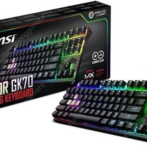 MSI VIGOR GK70 텐키리스 키보드 미사용 새제품 판매