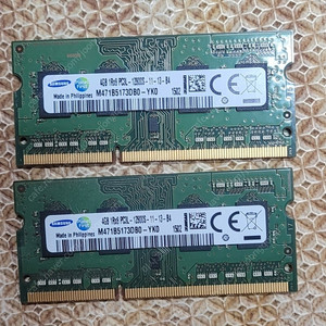 노트북용 메모리 삼성 DDR3 4G PC3L 메모리
