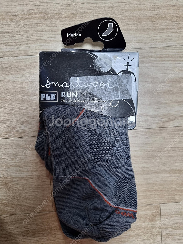 스마트울 PHD 런 울트라라이트 미니 양말(새제품)--0