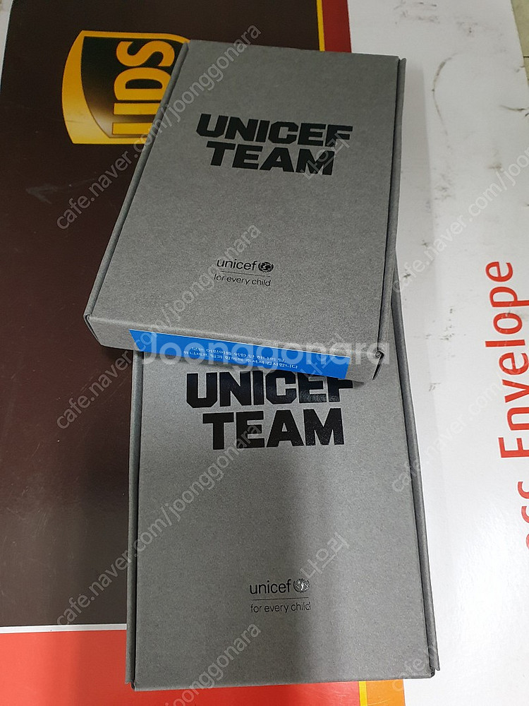 유니세프 팀팔찌 박스 미개봉--0