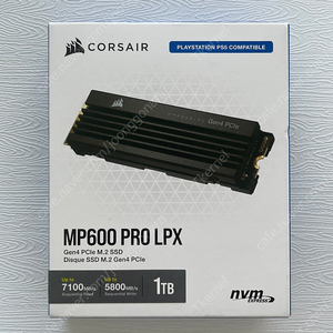 Corsair MP600 PRO LPX 1TB 판매합니다.