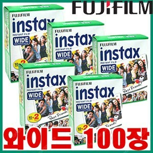 완료 후인스탁스 와이드필름 100장(2 x 5) 폴라로이드필름