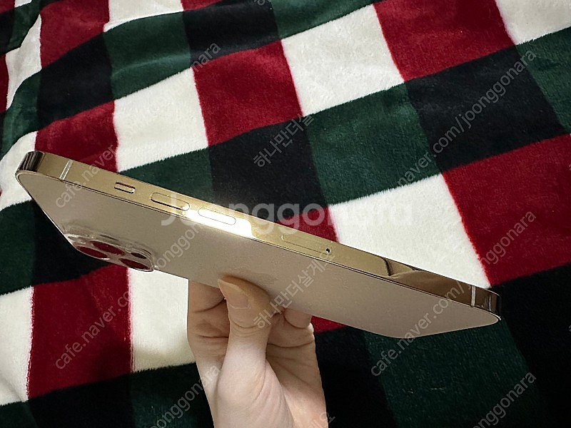 아이폰 12 프로맥스 골드 128G 자급제 정상해지 폰...--4