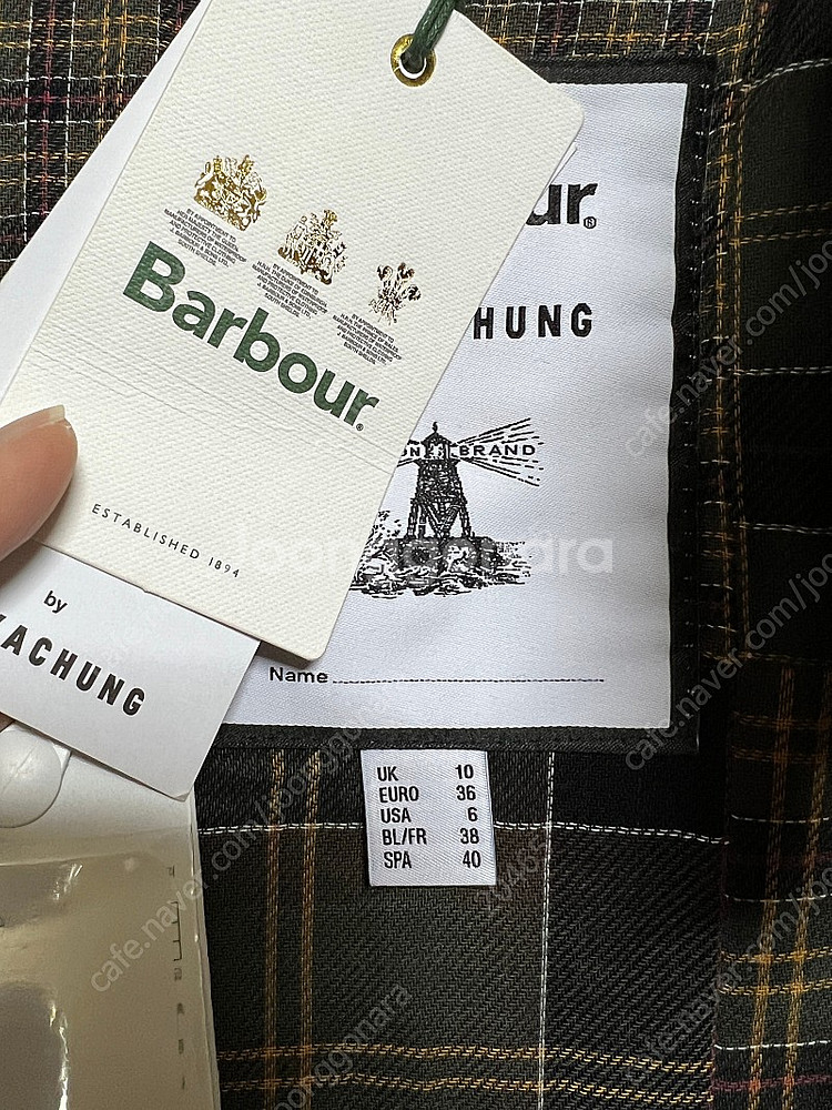 barbour 바버 알렉사청 자켓--5