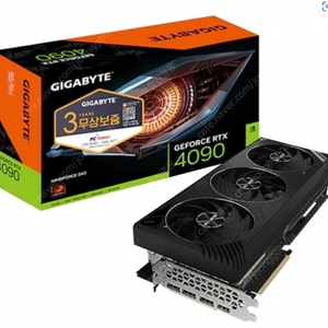 GIGABYTE 지포스 RTX 4090 WINDFORCE D6X 24GB 피씨디렉트 미개봉 팔아요