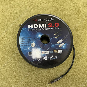 HDMI 4K UHD 광케이블 30미터 팝니다