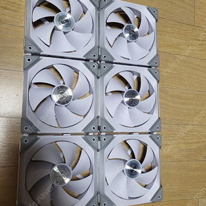 리안리 UNI FAN SL120 WHITE 6개 팝니다.