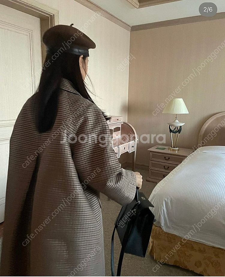 프레쉬 라벨 마르니 트렌치코트 (체크)--1