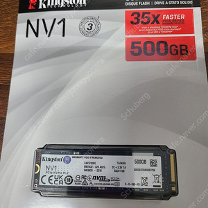 m.2 nvme 500g 킹스톤 nv1 새상품 판매