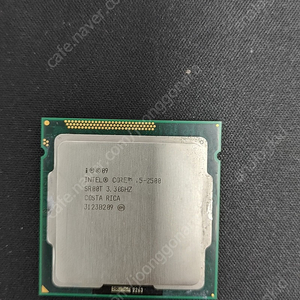 인텔 i5-2500 + 삼성 ddr3 12800 4g 18,000원(배송료포함)