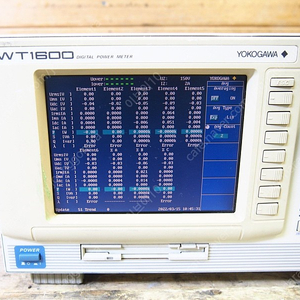 Yokogawa Power Meter WT1600 6CH 50A모듈 WT1600-06-C1-M 판매합니다