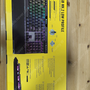 커세어 K70 RGB MK2 LOW PROFILE (로우 프로파일) 스피드 은축