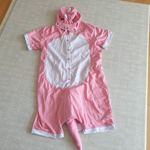 동물잠옷 핑크공룡담옷