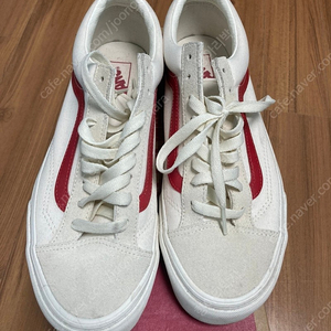 VANS 반스 스타일36 레드 2번 착용 275mm 저렴하게 팝니다