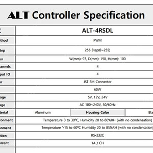 ALT 전원 컨트롤러 4RSDL60-12V
