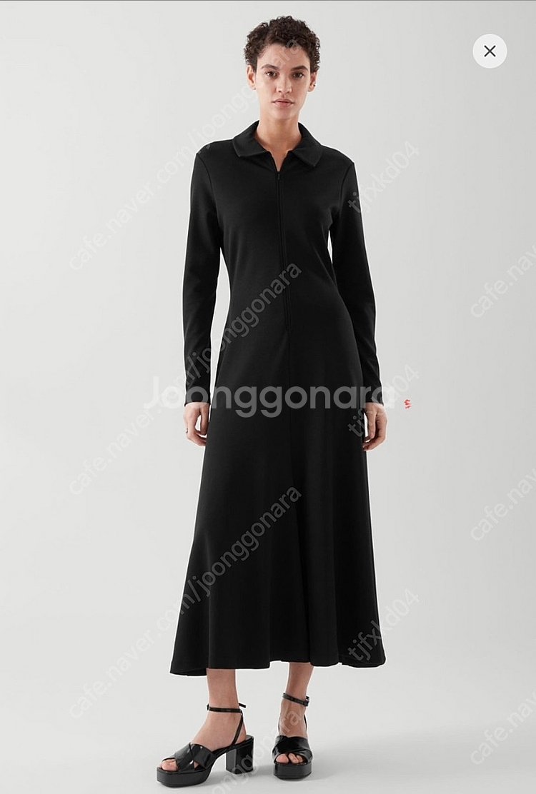 COS ZIP UP LONG SLEEVE DRESS 티셔츠/캐쥬얼의류 중고나라