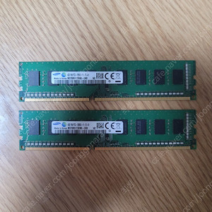 삼성 DDR3 12800 4G 단면 2개 팝니다.