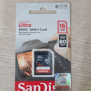 샌디스크 울트라라이트 SD카드 16GB/새상품